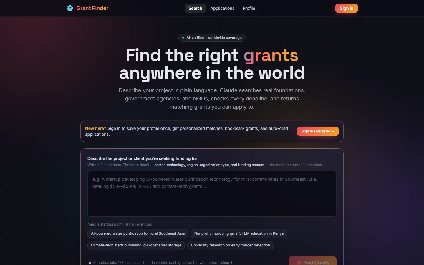 GrantFinder
