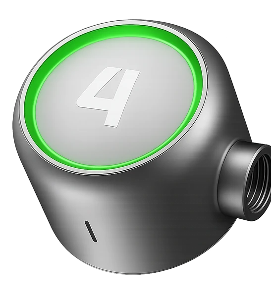 ValveTech housing with the green status ring